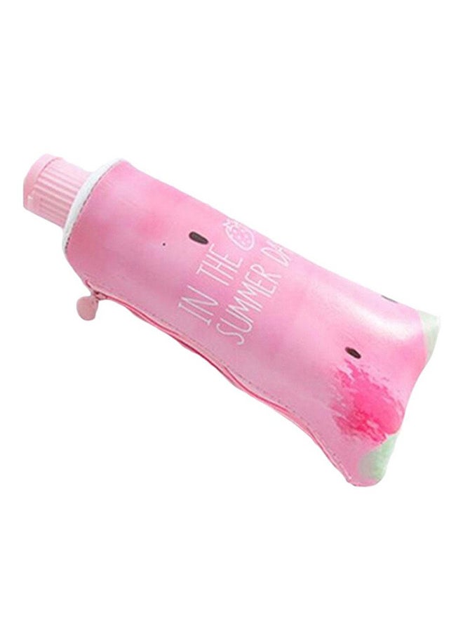 حافظة أقلام رصاص بتصميم معجون الأسنان متعدد الألوان