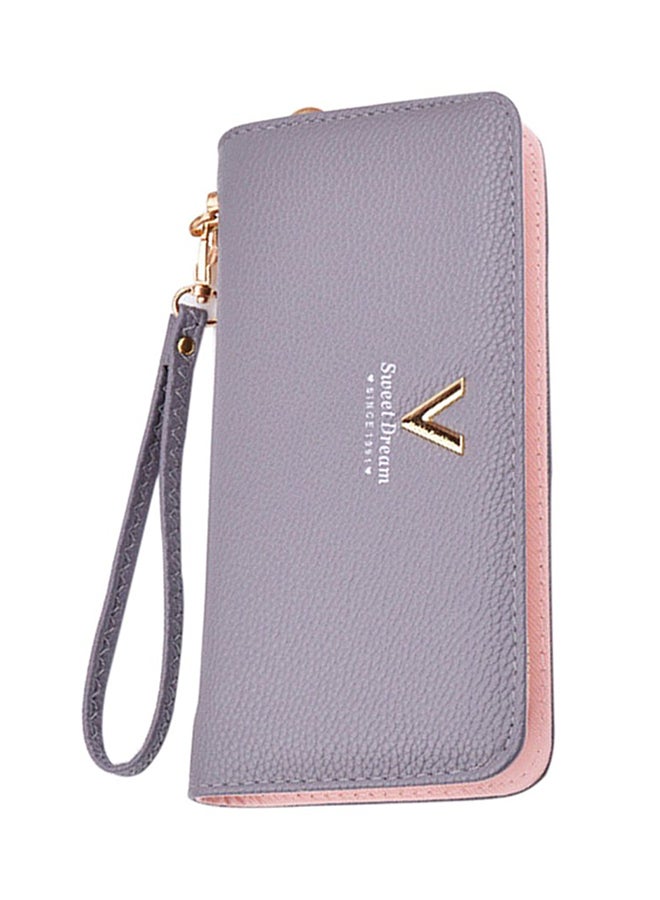 Bluelans Checkbook Wallet Grey - Image 1