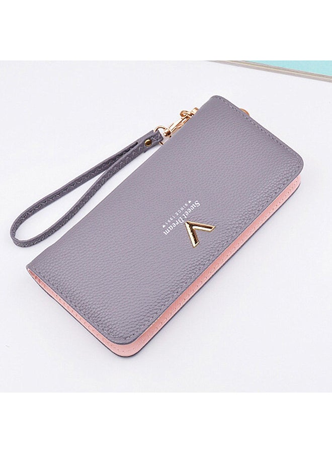 Bluelans Checkbook Wallet Grey - Image 2
