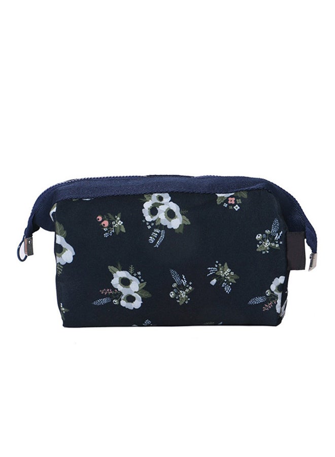 Bluelans Flamingo Flower Print Cosmetic Bag Multicolour