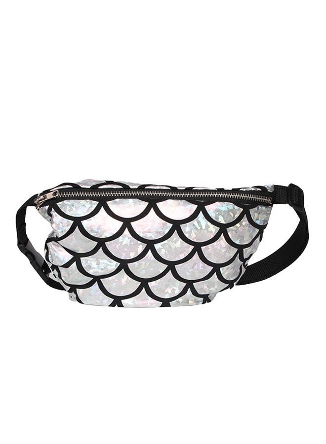 Shiny Crossbody Bag Silver