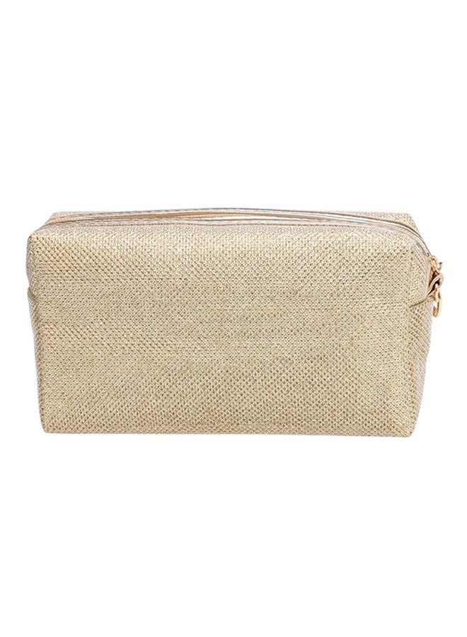 Bluelans Glitter Travel Cosmetic Bag Gold - Image 2