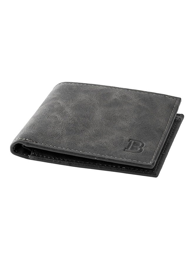 Bluelans Vintage Casual Short Bi-Fold Wallet Black  - Image 3