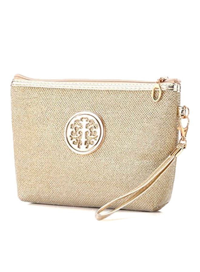 Multifunction Travel Cosmetic Bag Gold