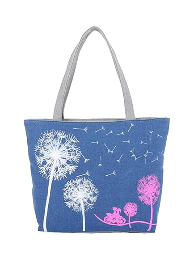 Bluelans Dandelion Boho Shoulder Bag Blue/White - Image 1