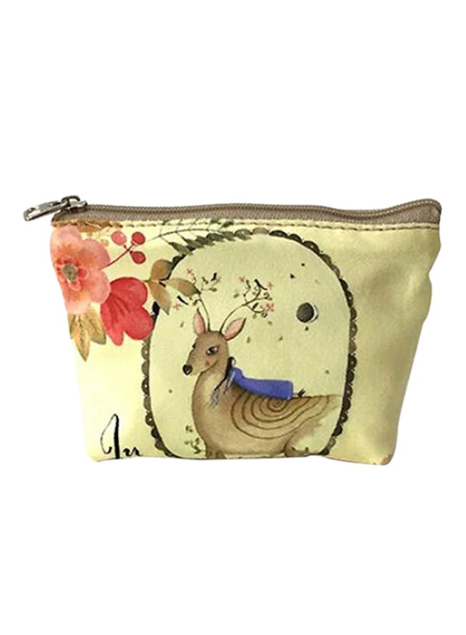 Bluelans Cute Animal Pattern Zipper Coin Purse Multicolour 