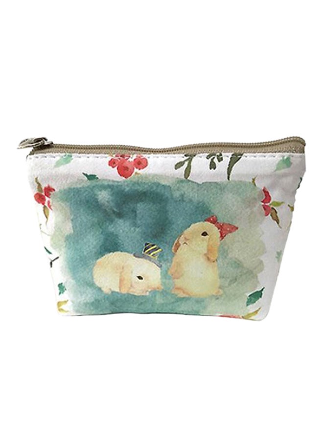 Bluelans Cute Animal Pattern Zipper Coin Purse Multicolour 