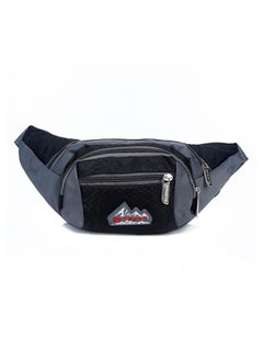 Sports Zipper Waistpack Black