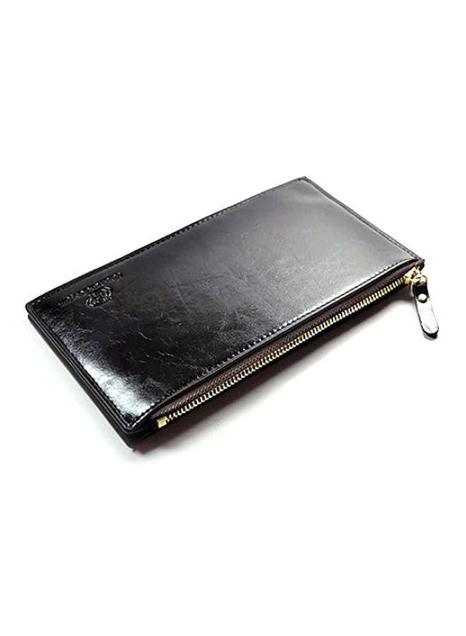 Bluelans Multislot Vertical Bi-Fold Card Case Black  - Image 1