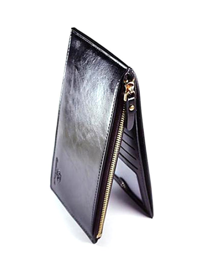 Bluelans Multislot Vertical Bi-Fold Card Case Black  - Image 2