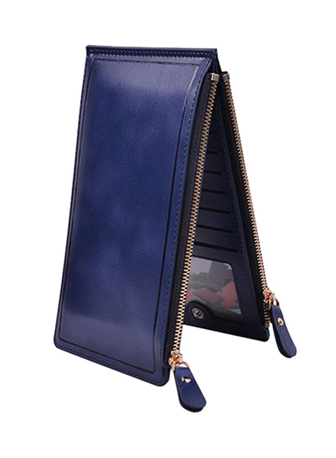 Bluelans Ultra-thin Multifunctional Card Case Dark Blue  - Image 2