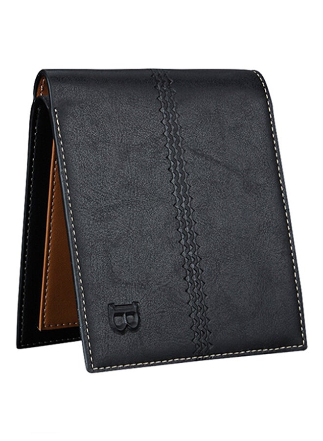 Bluelans Slim Bi-Fold Wallet Black 