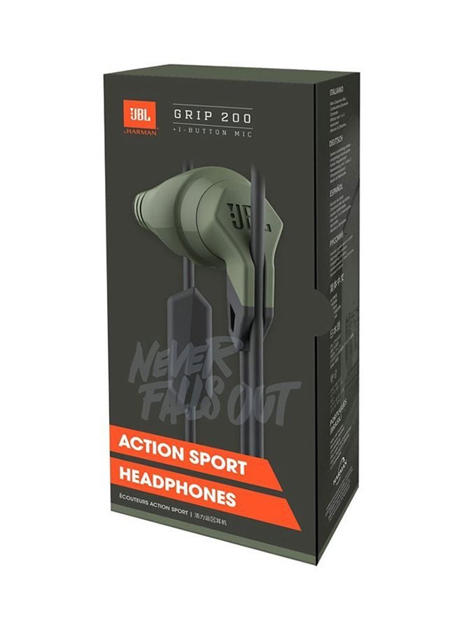 JBL - Grip 200 In-Ear Headset Olive - Image 1