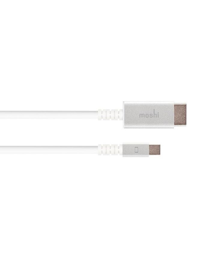 Moshi Mini DisplayPort To HDMI Cable White  - Image 1