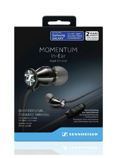 Sennheiser Momentum In-Ear Headphone For Android Black Chrome  - Image 3