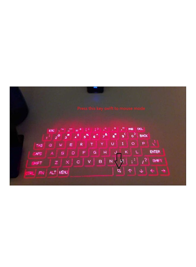 Laser Projection Bluetooth Virtual Keyboard Pink