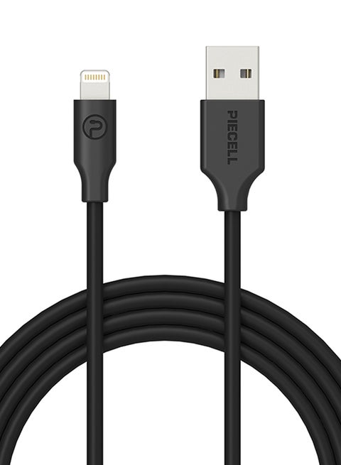 MFI Lightning Round Cable For Apple iPhone/iPad Black
