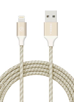 MFI Lightning Braided Cable For Apple iPhone/iPad Gold