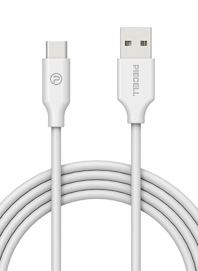 بايسيل كابل شحن نوع C أبيض