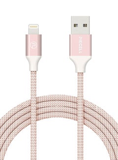 MFI Lightning Braided Cable For Apple iPhone/iPad Rose Gold