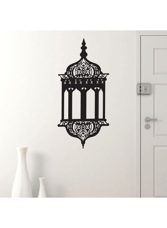 Islamic Lantern Wall Decal Black 40x85cm