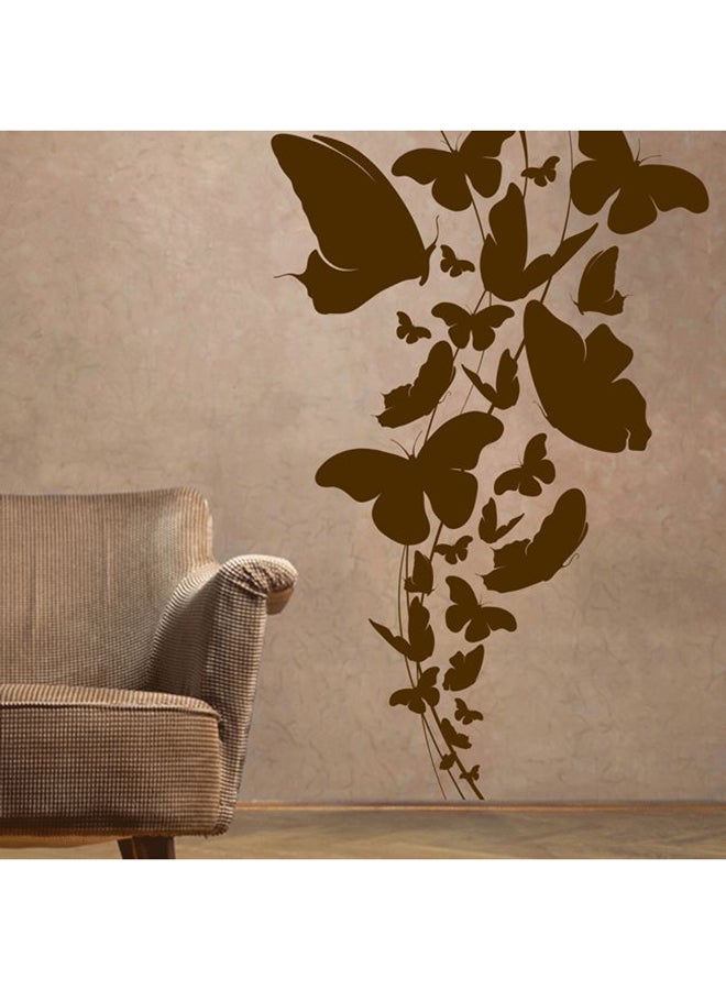 Flying Butterflies Wall Decal Brown 40x61cm - v1518697458/N13355341A_1