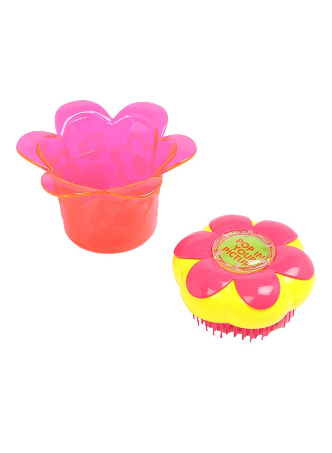 TANGLE TEEZER Compact Styler Hairbrush Pink/Yellow One Size - Image 2