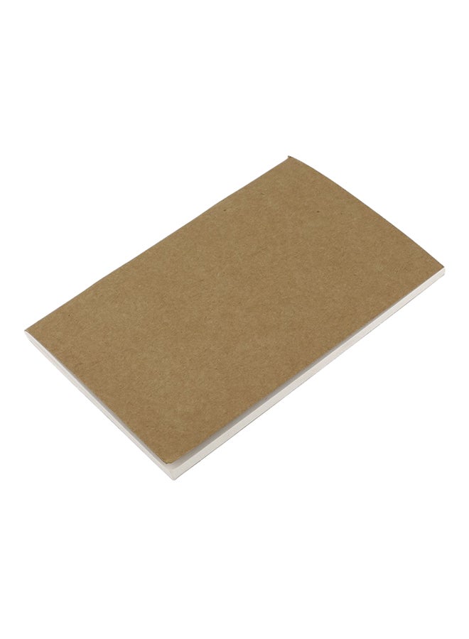 OUTAD 40-Sheets Kraft Paper Notebook Planner Light Brown 