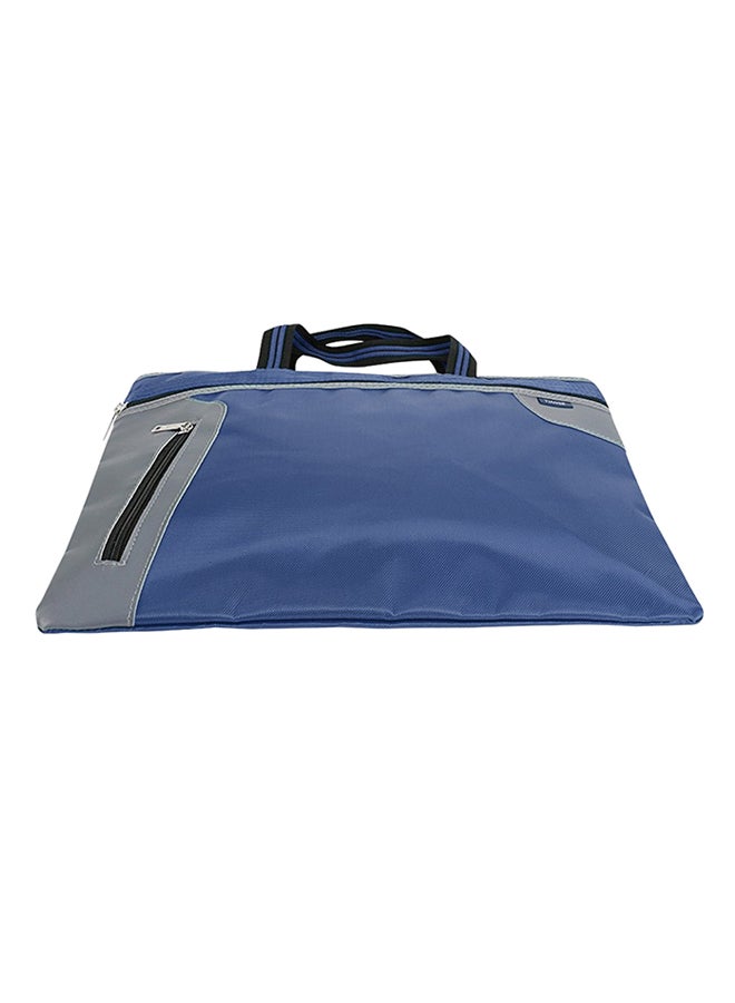 OUTAD - Waterproof Zipper File Hand Bag Blue - Image 1