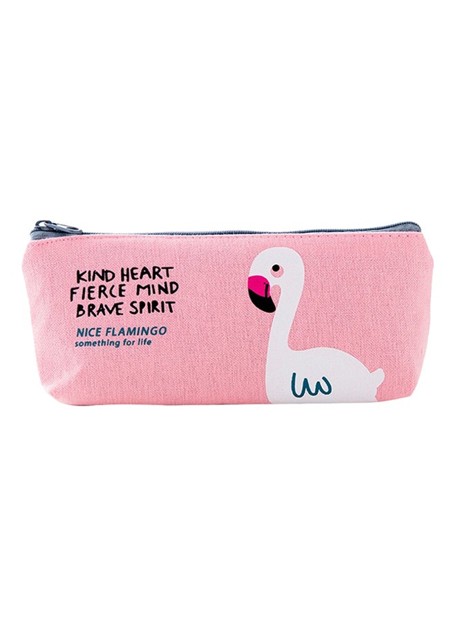 OUTAD - Lovely Flamingo Pencil Pouch Pink - Image 1