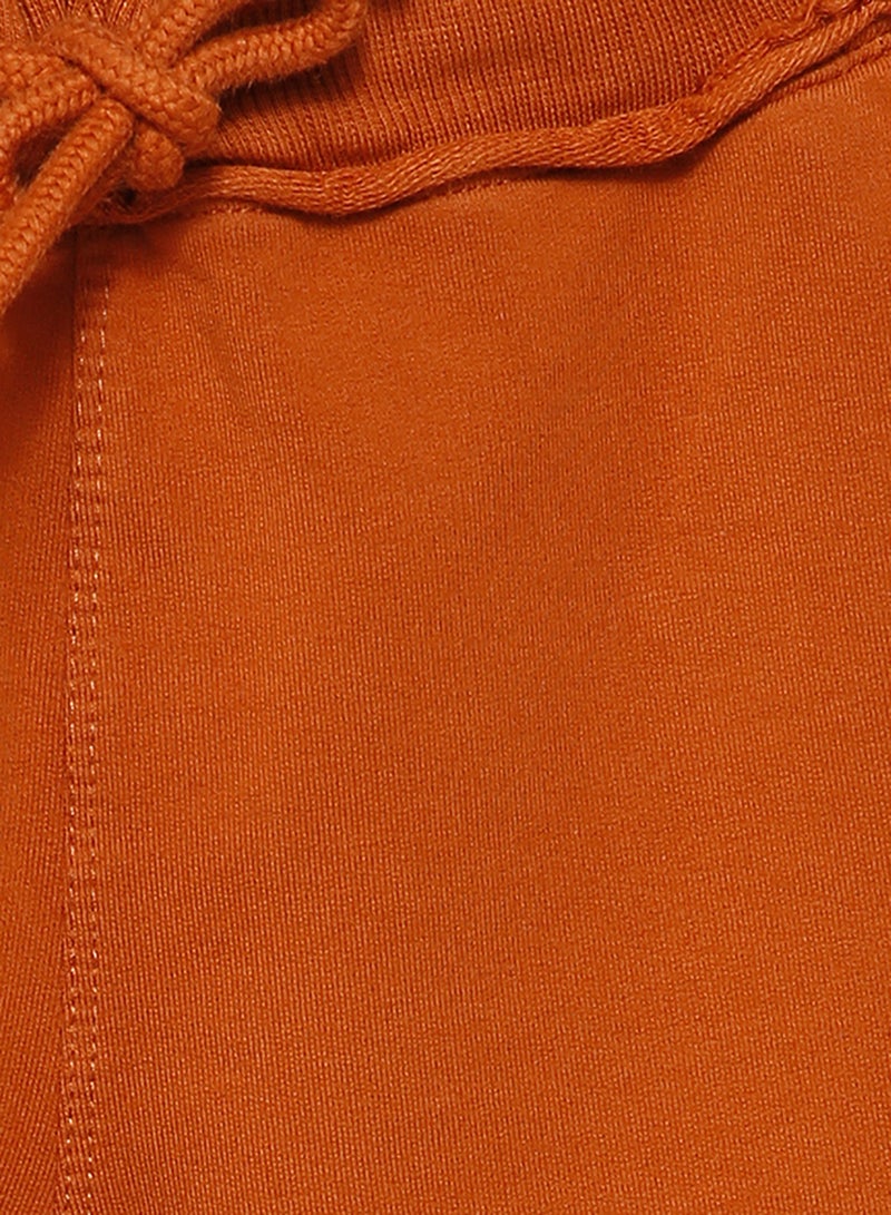 NAME IT - Solid Sweatpants Orange - Image 1