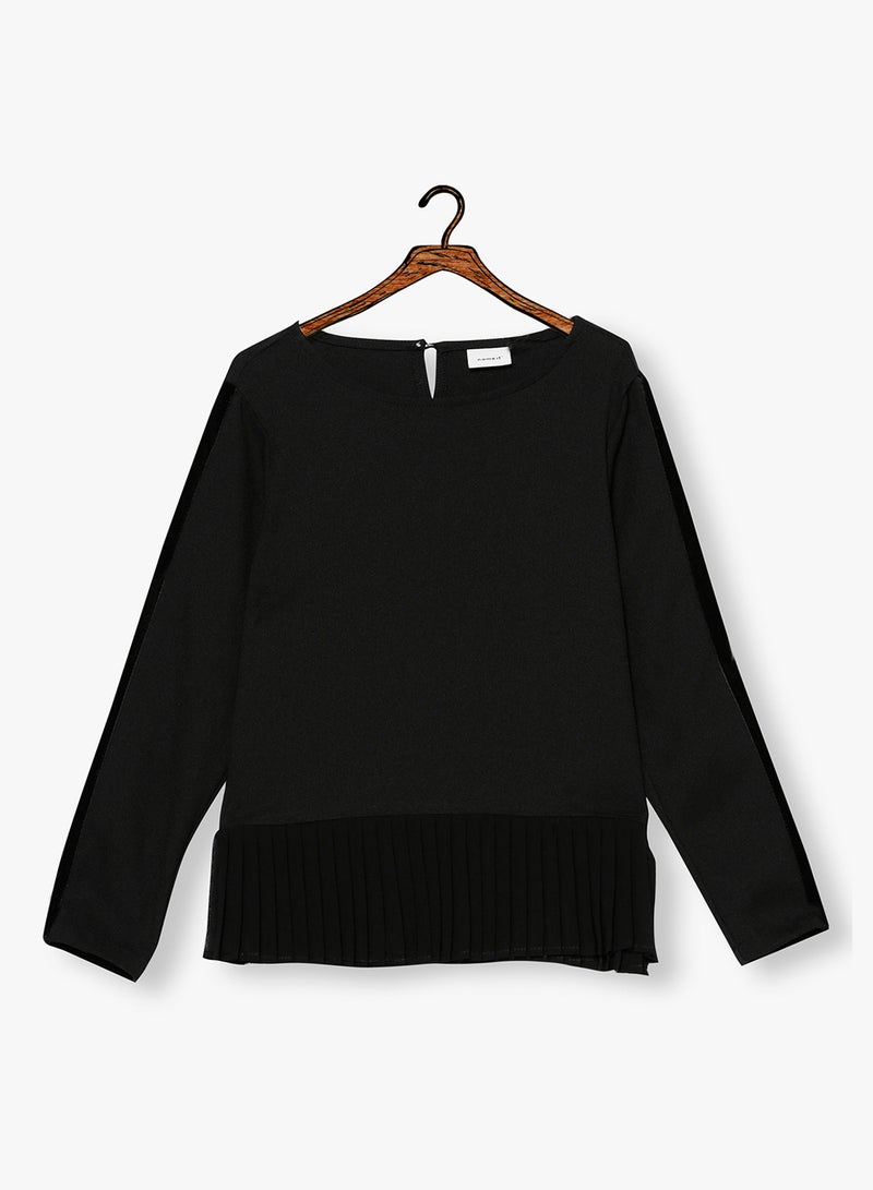 NAME IT Kids Long Sleeve Top Black - Image 1