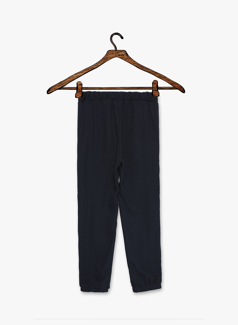 Velvet Side Panel Pants Navy - v1518789408/N13365277V_2