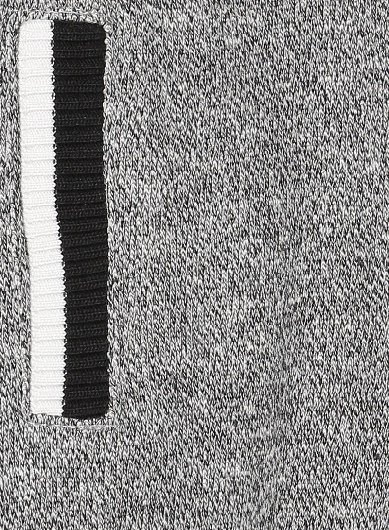 NAME IT - Contrast Trim Sweatpants Grey - Image 1
