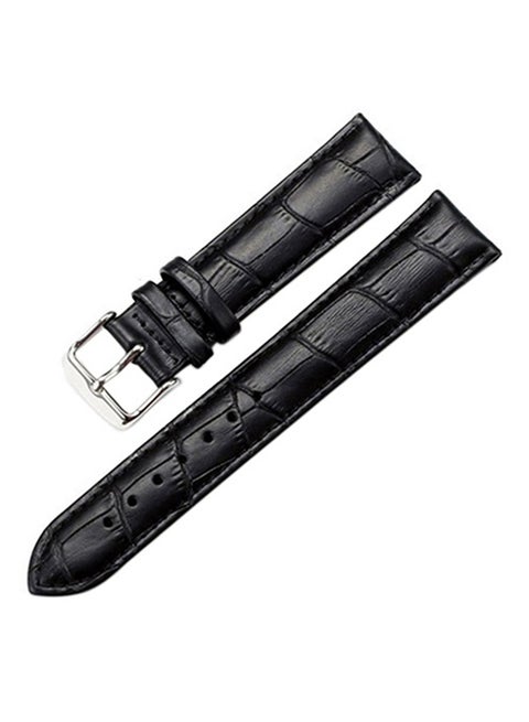 Faux Leather Watch Band