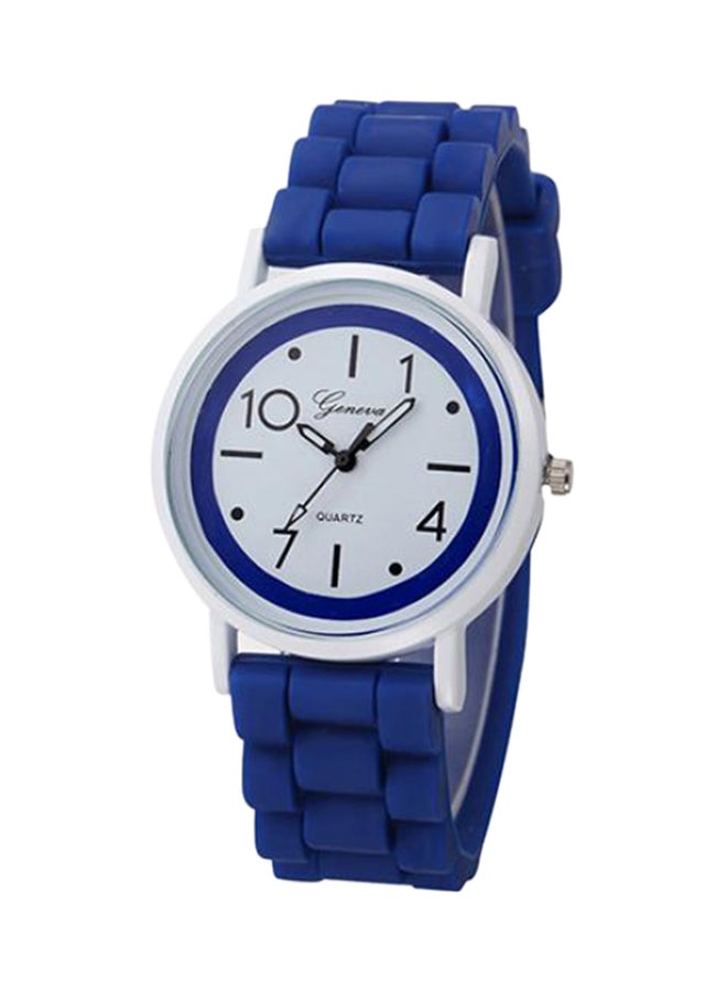 بلولانز ساعة يد بعقارب من جنيفا طراز 15602 للنساء - Image 1