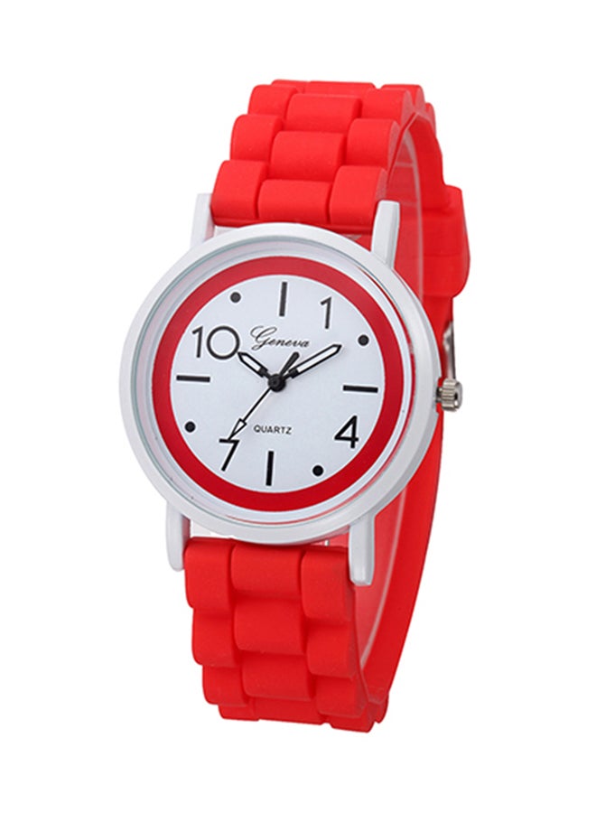 بلولانز ساعة يد بعقارب وسوار من السيليكون طراز 15602 للنساء - Image 1