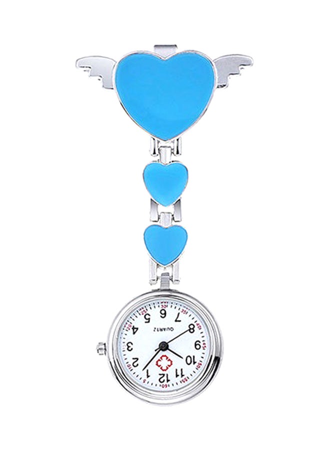 بلولانز ساعة جيب من الإستانلس إستيل بعقارب طراز 15620 للنساء