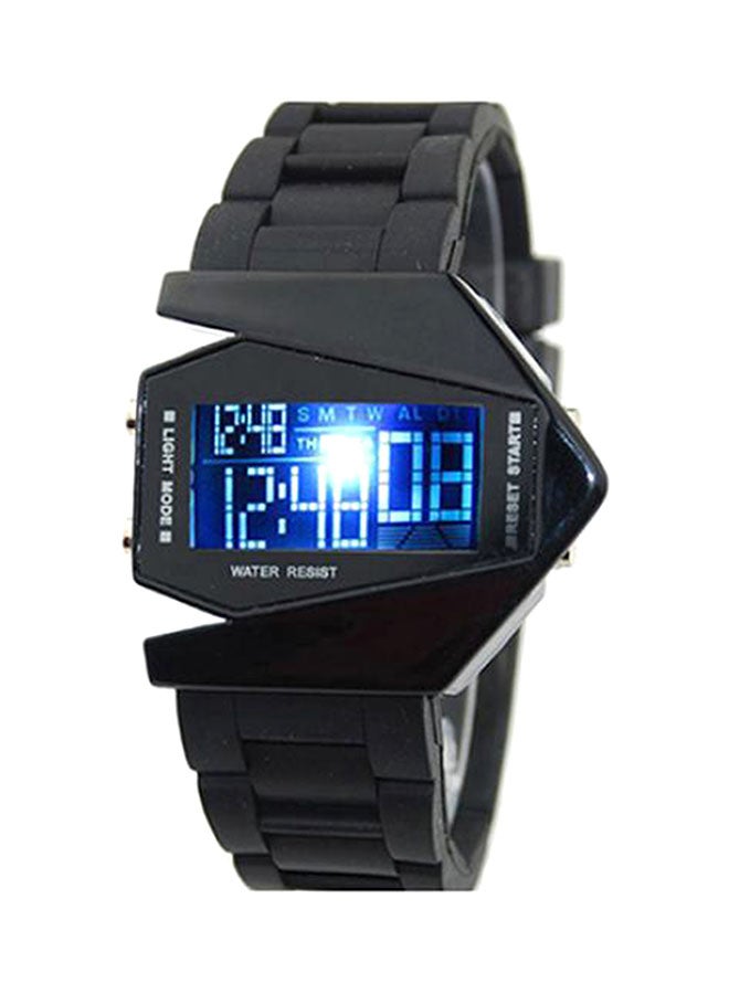 بلولانز ساعة يد رقمية بسوار من البلاستيك طراز 7325 للرجال