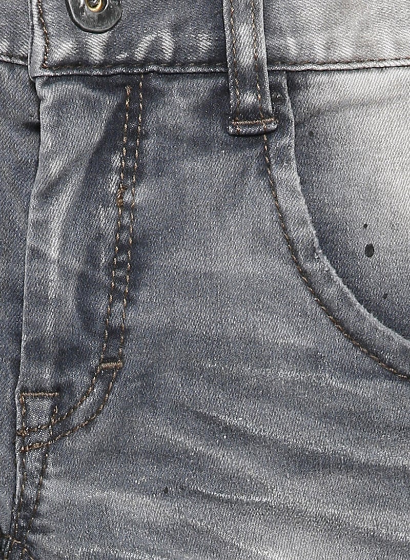 NAME IT - Distressed X-Slim Jeans Grey - Image 1