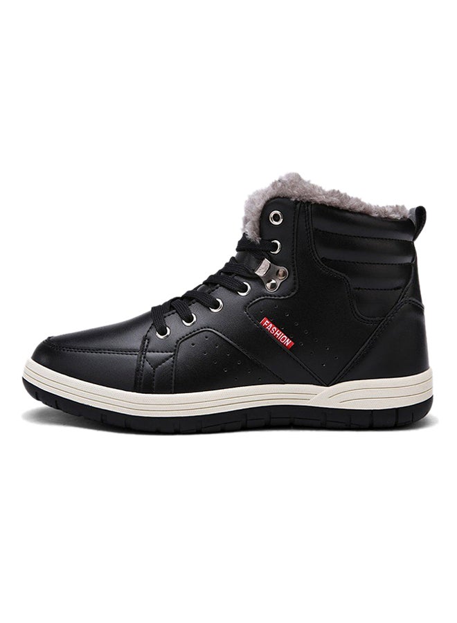OUTAD Anti-Slip Ankle Snow High Top Sneaker Black  - Image 2