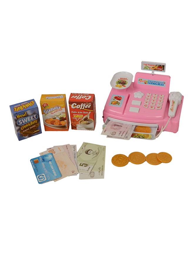 child toy Cash Register Pretend Play Set  - Image 1