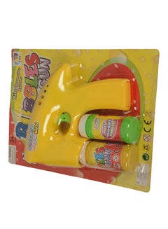 child toy 3-Piece Ball Shaped Yellow Color Bubbles Soap Gun For Kids Upto 12 Months  - Image 2