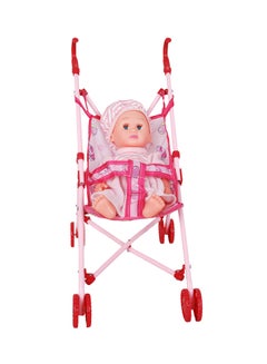child toy Baby Doll With Walker Lightweight, Foldable, Portable Attractive Vibrant Colors 125x125x125cm  - Image 1