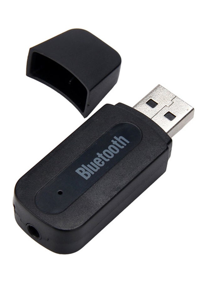 مهايئ جهاز استقبال موسيقى يدعم البلوتوث بمنفذ USB لهاتف أبل آيفون أسود/فضي