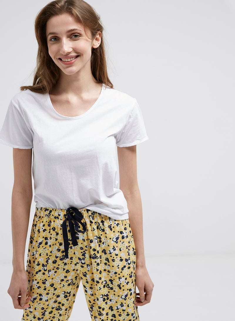 BYC - Round Neck Short Sleeve T-shirt White - Image 1
