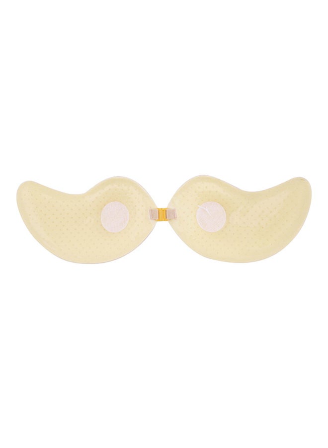 OUTAD - Push Up Self-Adhesive Silicone Bust Front Closure Strapless Invisible Bra Skin Colour - Image 1