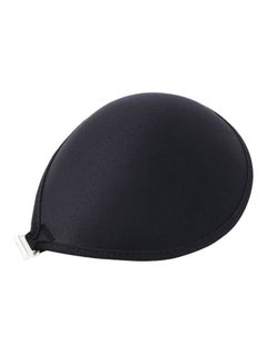 OUTAD Summer Cotton Adhesive Stick Invisible Bra Backless Gel Push Up Strapless Black  - Image 2