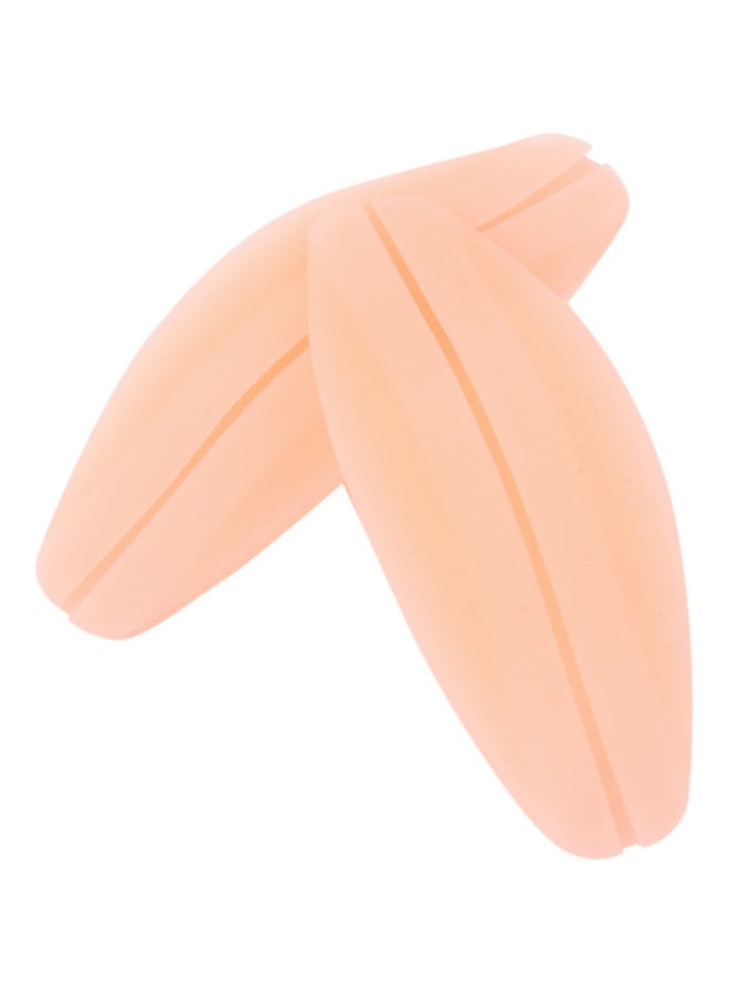 OUTAD 2-Piece Non-Slip Shoulder Pads Bra Strap Skin Colour - Image 3