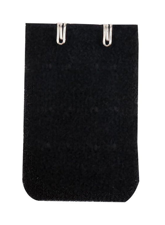 أوتاد طقم إبزيم حمالات الصدر بحزام قابل للإطالة أسود - Image 2